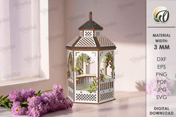 3D Gazebo Lantern Laser Cut Review