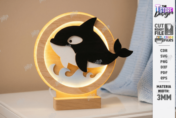3D Kids Night Light Stand Laser Cut CNC Review
