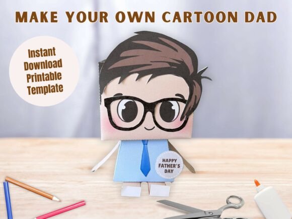 Build Your Own 3D Paper Toy Fathers Day: A 3D SVG Review for Sellers