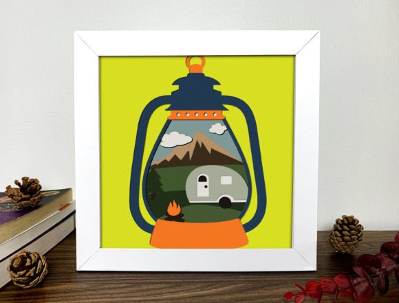 Camping Shadow Box 3D Svg Review for Digital Sellers