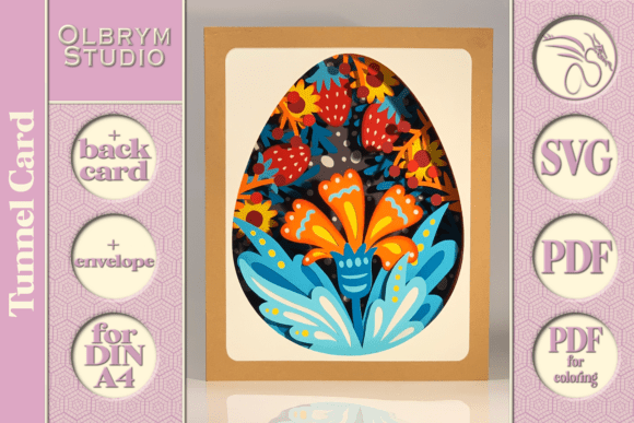 Forest Magic Flowers 3D Tunnel Card SVG Review