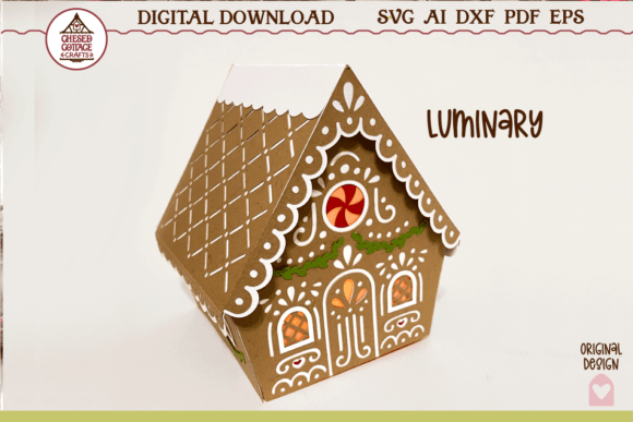 Gingerbread House Paper Craft 3D: A Review of This 3D SVG for Editorial Design