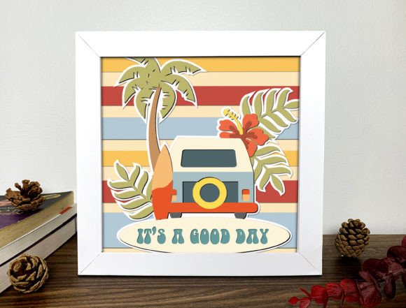 It s a Good Day 3D Shadow Box: A Summer 3D SVG Review