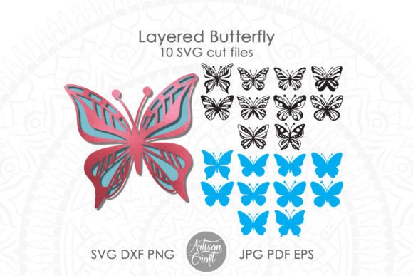 Layered Butterfly SVG Cut Files, 3D: A Publisher’s Review