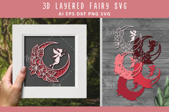 Moon & Fairy SVG 3d Layered Review