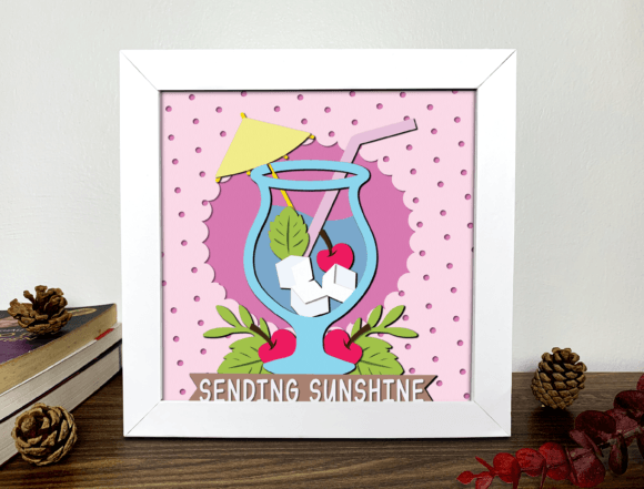 Sending Sunshine 3D Shadow Box Svg Review