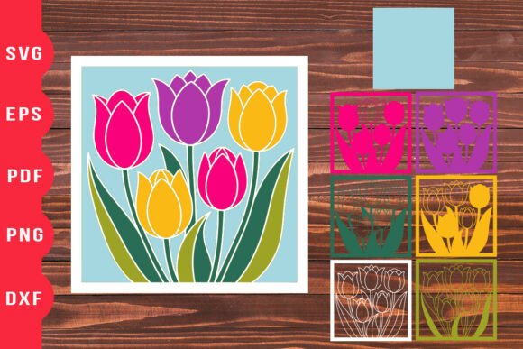 Spring Tulip 3D Shadow Box Art: A Designer's Review